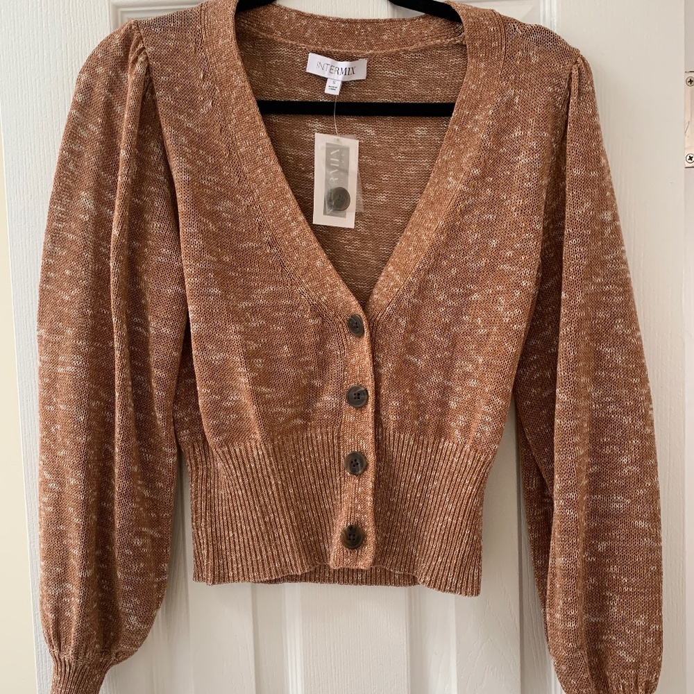 INTERMIX MOLLY BOUCLÉ CARDIGAN